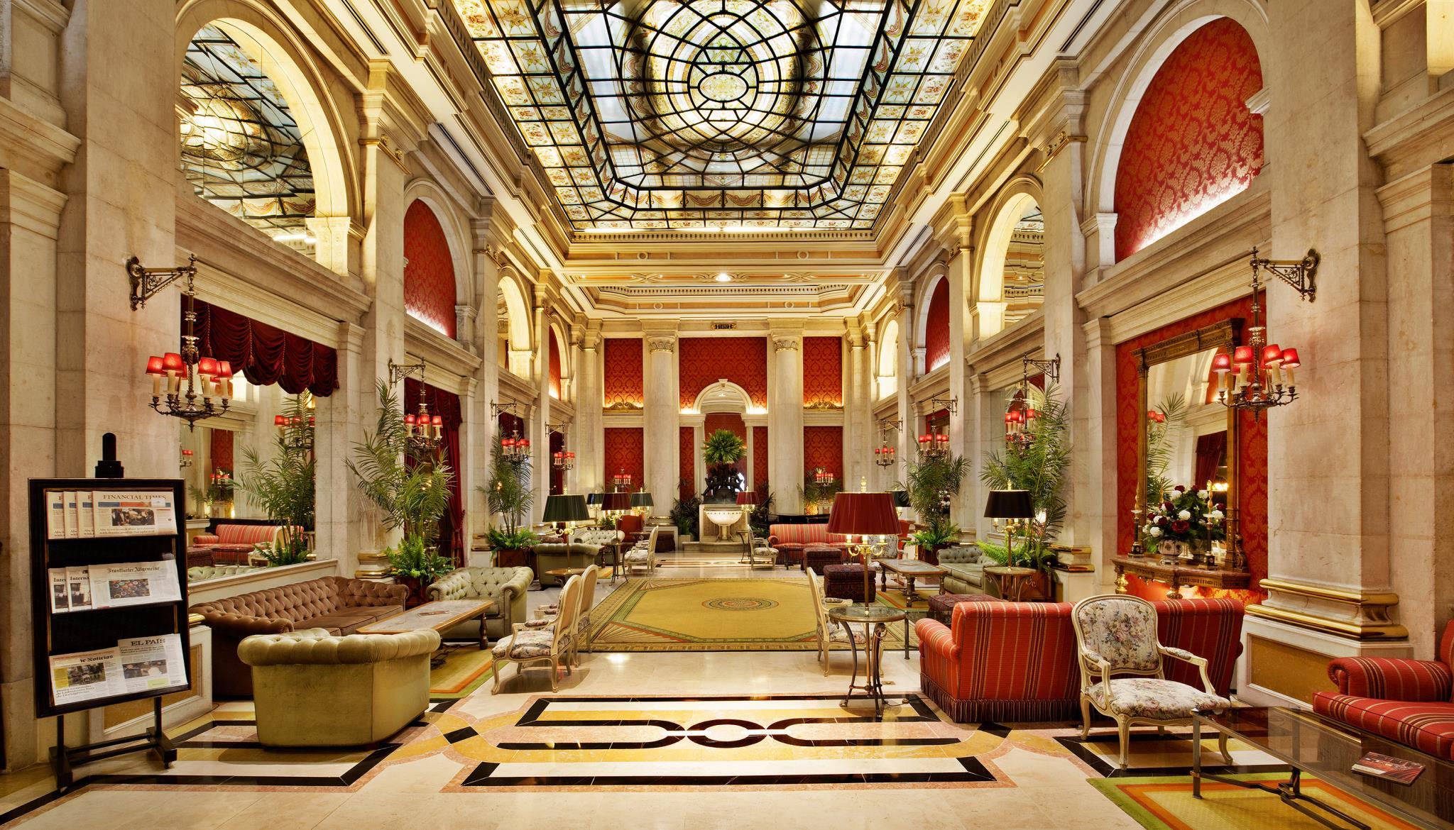 Hotel Avenida Palace Lisboa Exterior foto Lobby